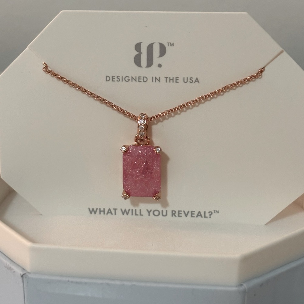 BP OG NECKLACE 2025| “Horizon’s Endless Call” | NK28680 | Pink Ice Crystal